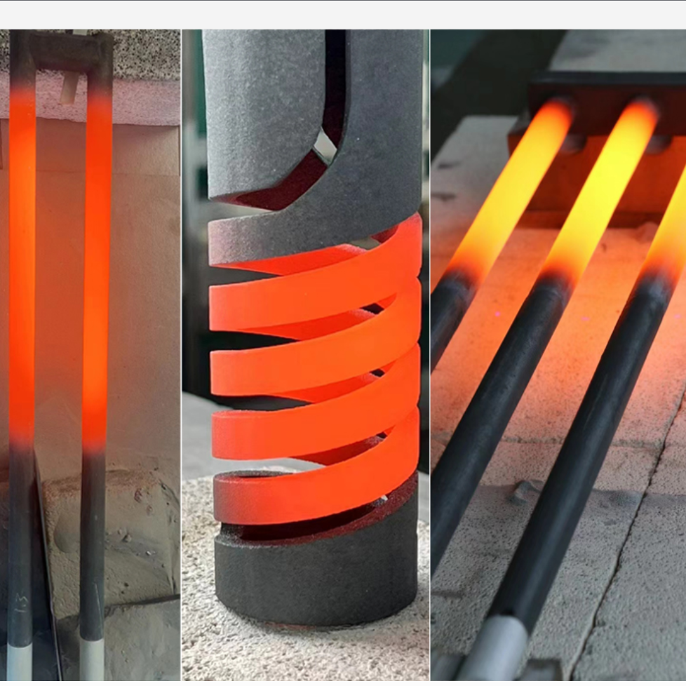 3.Competitive Price SiC Heating Rod Silicon Carbide Electric Heating Element Anti-Oxidation Long Service Life Customizable